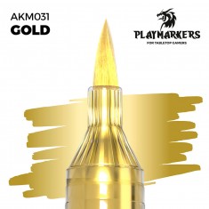 Acrylic Paint Marker for Tabletop Gamers - Gold #PLAY MARKERS