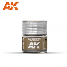 Real Colours Series Acrylic Lacquer Paint - Sandbraun RAL 8031-F9 (10ml)