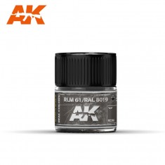 Real Colours Aircraft Acrylic Lacquer Paint - RLM 61 / RAL 8019 (10ml)