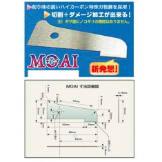 Cutting + Roughening 2-in-1 Tool [Moai]