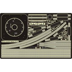 1/700 Railroad Tracks and Turn Table Pack
