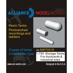 1/700 Storage Tanks for Dockyards & Industrial Sites