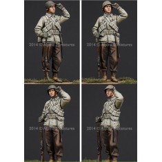 1/35 WWII US Infantry (1 figure w/2 different heads)
