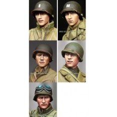 1/35 US Infantry Head Set #4 (5pcs)