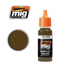 Acrylic Paint - Ral 8000 Gelbbraun Base Colour for DAK Camouflage 1942-43 (17ml)