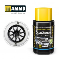 Cobra Motor Acrylic Paint - Black Gloss Primer (30ml) for Chrome Pieces