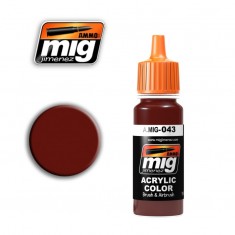 Acrylic Paint - Matt Brown (Shadow Rust) for Old, Dark Rusty Surfaces (17ml)