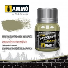 DIO Drybrush Acrylic Paint - Medium Green (40ml)