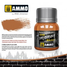DIO Drybrush Acrylic Paint - Medium Rust (40ml)