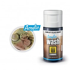 Acrylic Wash - Black Wash (15ml)