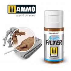 Acrylic Filter - Rust (15ml, water-soluble)