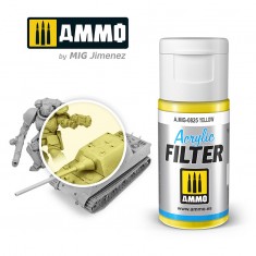 Acrylic Filter - Yellow (15ml, water-soluble)