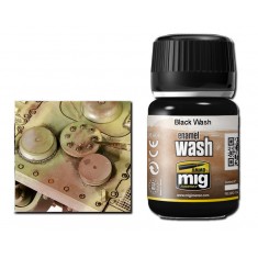 Enamel Wash - Black Wash (35ml)