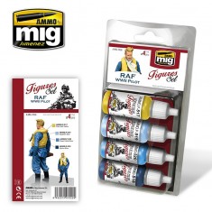 Acrylic Paint Set for Figures - WWII RAF Pilot Uniforms (4 x 17ml)