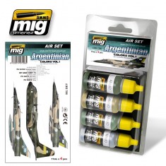 Acrylic Paint set - Argentinian Colours Vol.1 (Also Falklands War) (17ml x 4)