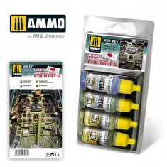 Acrylic Paint Set - WWII Japanese Cockpits (4x 17ml)