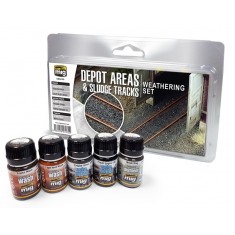 Weathering Colour Set - Depot Areas & Sludge Tracks (5 x 35ml)