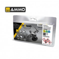 A-STAND Lacquer Paints Set - Chrome Effect (5 x 30ml)