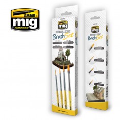 Dioramas & Scenic Brush Set (4pcs)