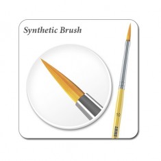 Synthetic Round Brush Size 10