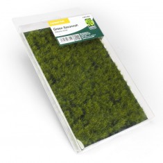 Layerd Tuft - Green Savannah 2mm and 6mm Fiber Tufts (170x110mm)
