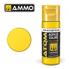 Acrylic Paint - ATOM Colour #Sunny Yellow (20ml jar)