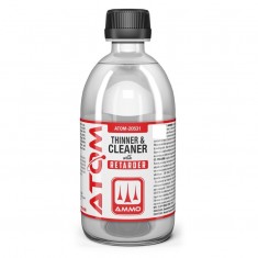 ATOM Thinner and Cleaner with Retarder (500mL) for Acrylic Paints