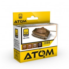 ATOM Acrylic Paints - Red Primer Modulation (4 jars, 20ml each)