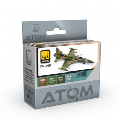 Acrylic Paints set - ATOM #Vietnam Era/60s-70s USAF TAC Colours (4 jars, 20mL each)