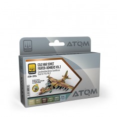 Acrylic Paints set - ATOM #Cold War Soviet Fighter-Bombers Vol 2 (20ml x6)