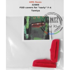 1/32 Red FOD Protection Covers for Tamiya F-4 Early type in Vietnam