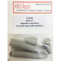 1/32 BLU-27 Napalm Canisters (No End Caps with Igniters)(2pcs)