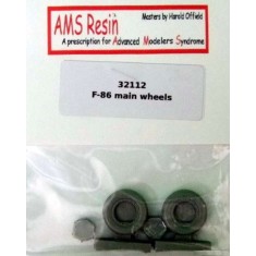 1/32 North American F-86 Sabre Main Wheels Set