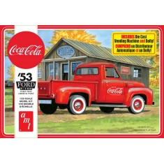 1/25 1953 Ford Pickup Truck (Cola-Cola) w/Coke Machine & Dolly