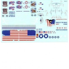 1/25 American Pride Graphics Custom Decals