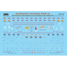 1/144 Gunships: Raining Fire #1 - VNAF AC-119G Shadows & K Stingers Vietnam War for Roden