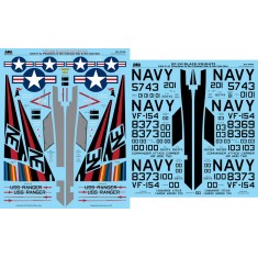 1/32 VF-154 Black Knights - USN F-4J Phantoms in Vietnam War & Cold War for Tamiya kits