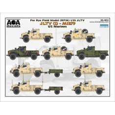 1/35 JLTV #2 Decal - USMC M1279 for Rye Field Model