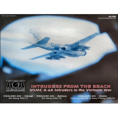 Decals for 1/48 USMC Grumman A-6A Intruders in Vietnam War: Intruders from the Beach
