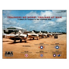 1/48 Trainers No More: Trojans At War Decals - T-28B/C/D Trojans in The Vietnam War 