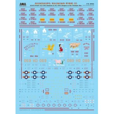 1/72 Vietnam War USAF/VNAF AC-119G Shadows & AC-119K Stingers Decals for Italeri/Testors