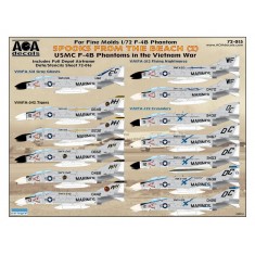 1/72 Spooks from the Beach Decal Vol.2 - USMC F-4B Phantoms in the Vietnam War for Fine Molds