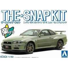 1/32 Snap Nissan R34 Skyline GT-R Nur (Millenium Jade)