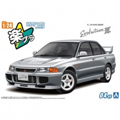 1/24 Mitsubishi CE9A Lancer GSR Evolution III 1995 (Queens Silver)