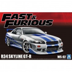 1/24 Fast and Furious Nissan R34 Skyline GT-R