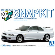 1/32 Nissan R33 Skyline GT-R #White (SNAP KIT No.21-WH)