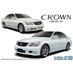 1/24 Toyota GRS182 Crown RoyalSaloon G/Athlete G '03 (MODEL CAR No.118)