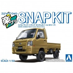 1/32 Subaru Sambar Truck Custom Wheels (Olive)