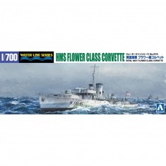 1/700 WWII Royal Navy Flower Class Corvettes and German U-Boats (4pcs)