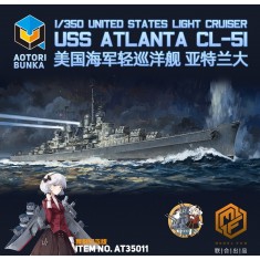 1/350 USS Atlanta CL-51 Light Cruiser